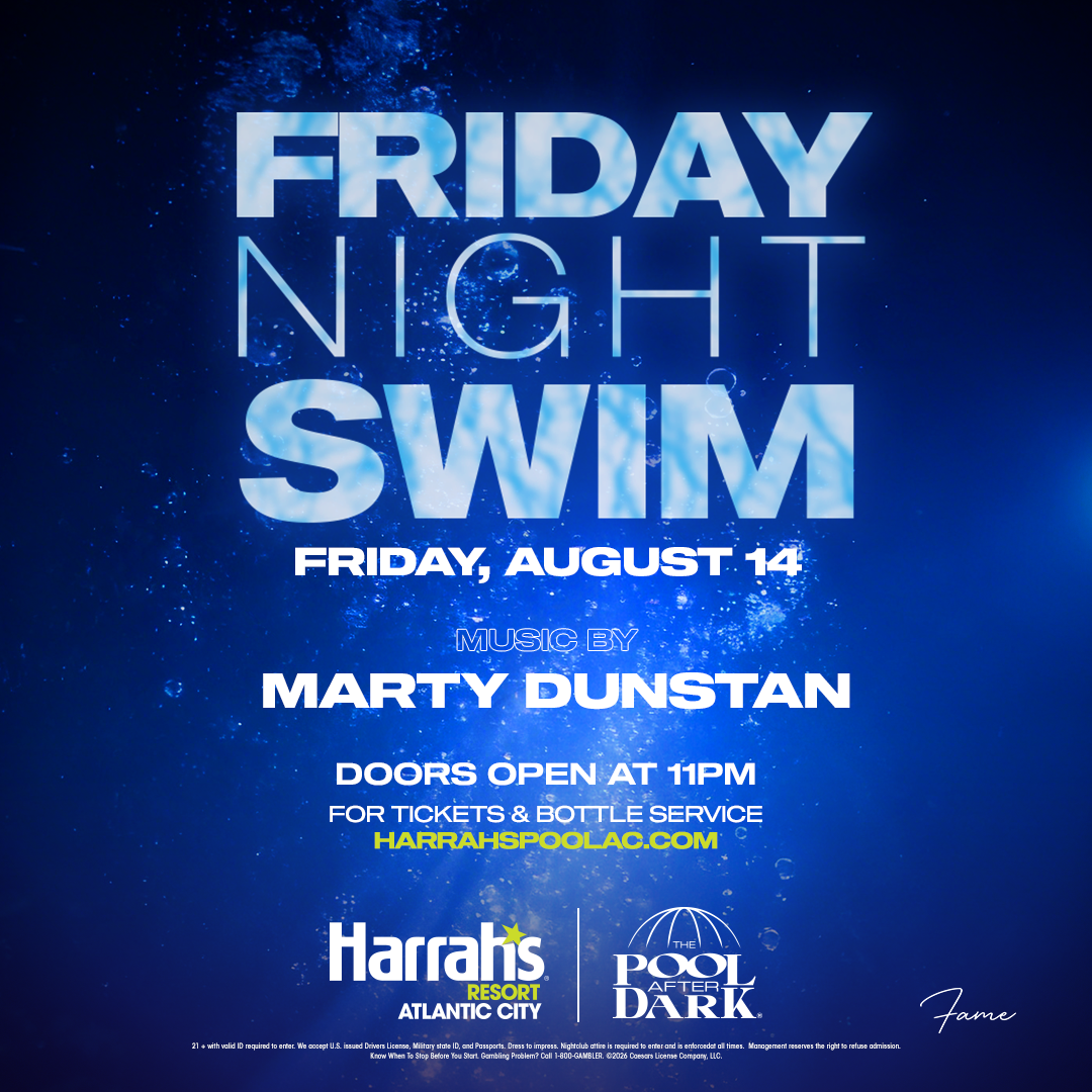 Friday Night Swim at The Pool After Dark Atlantic City | Pool Party