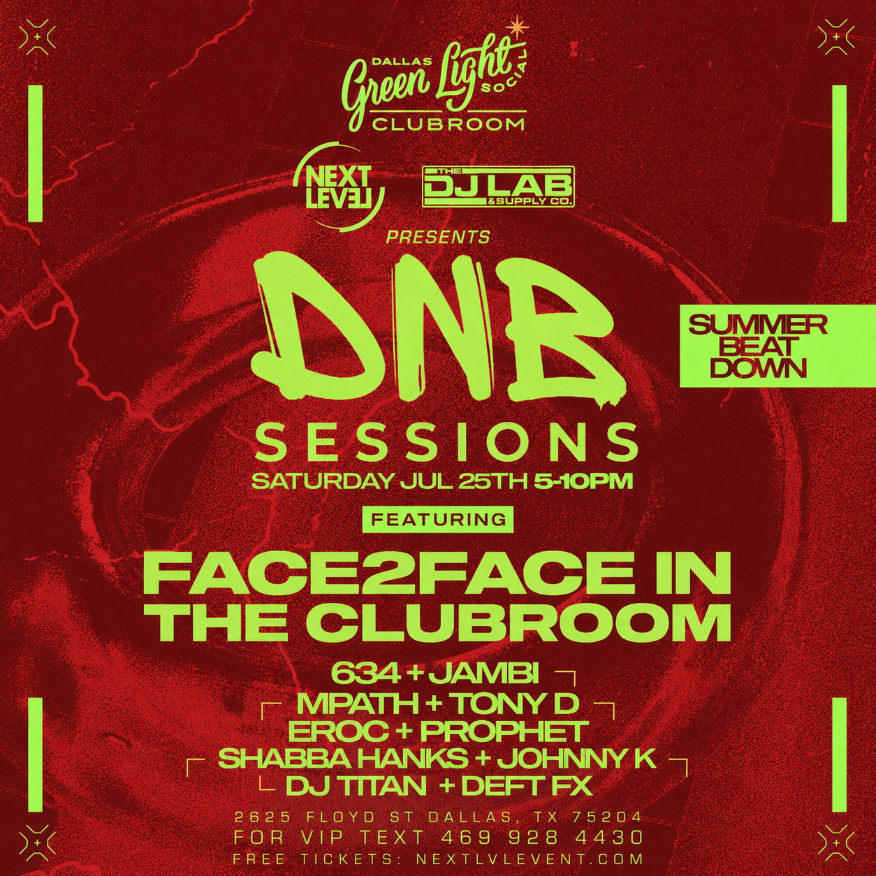 DNB Sessions Face2Face 7.25