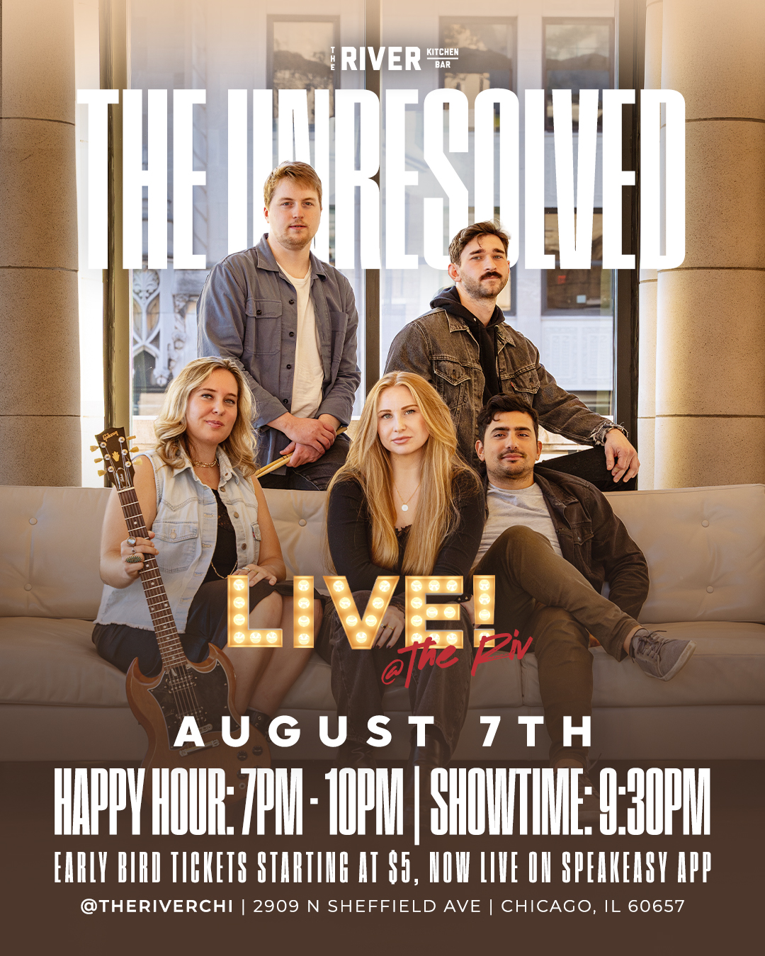 LIVE! @ The Riv feat. The Unresolved 8.7