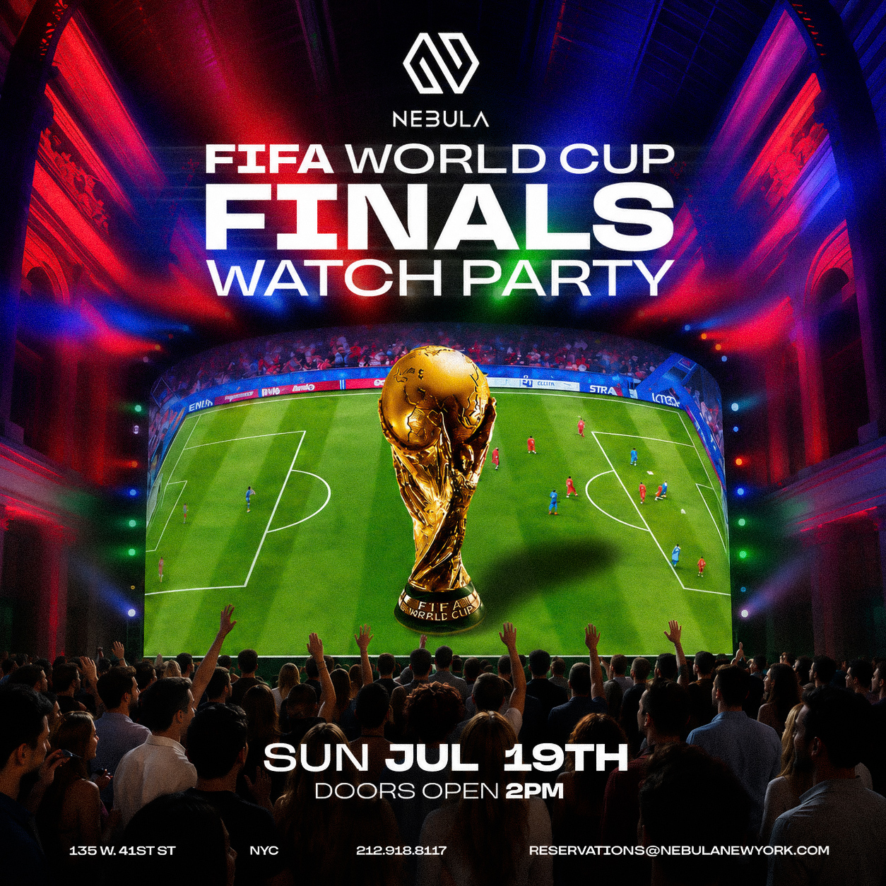 WORLD CUP FINAL WATCH PARTY