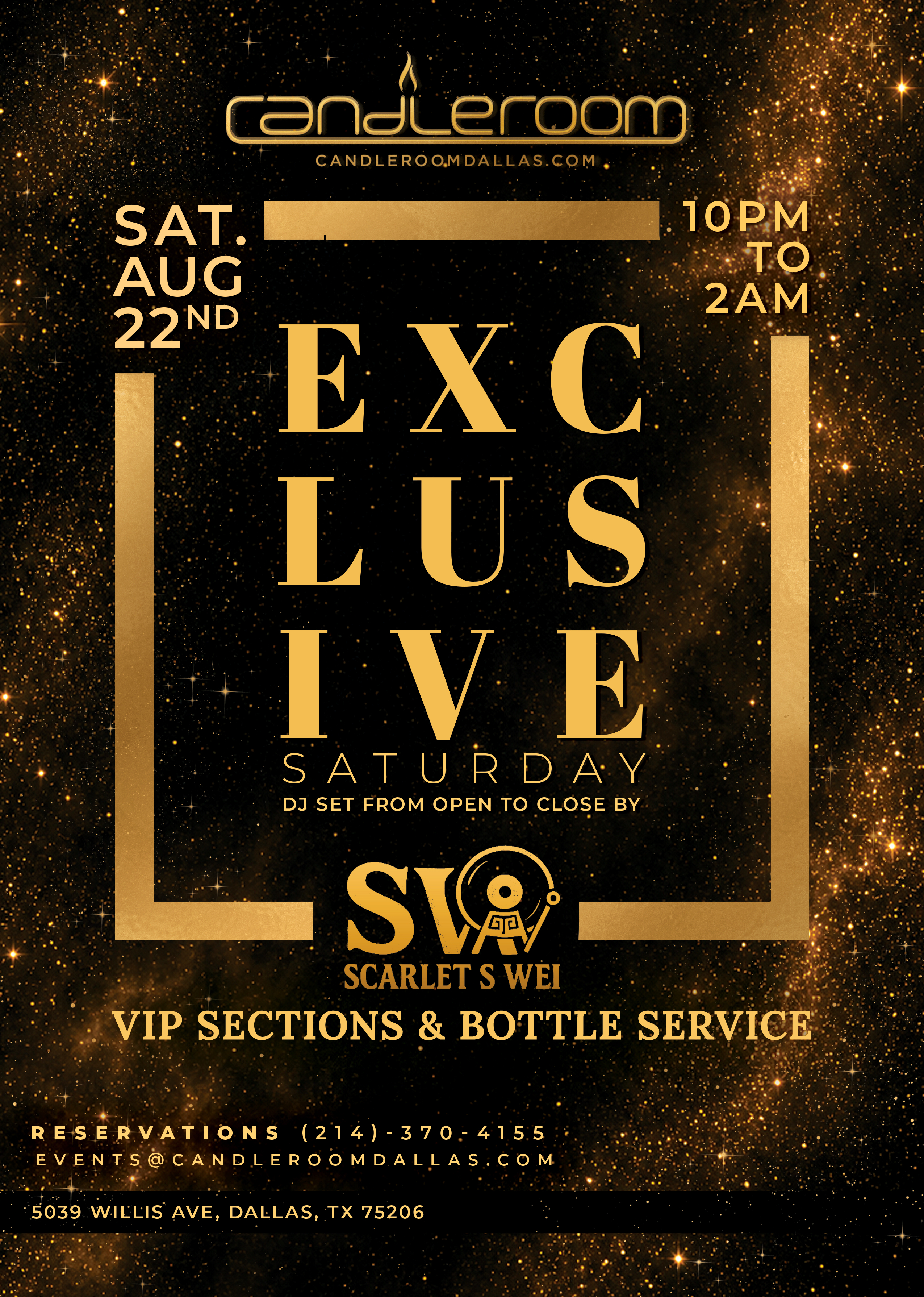 Exclusive Saturdays ft Scarlet’s Wei