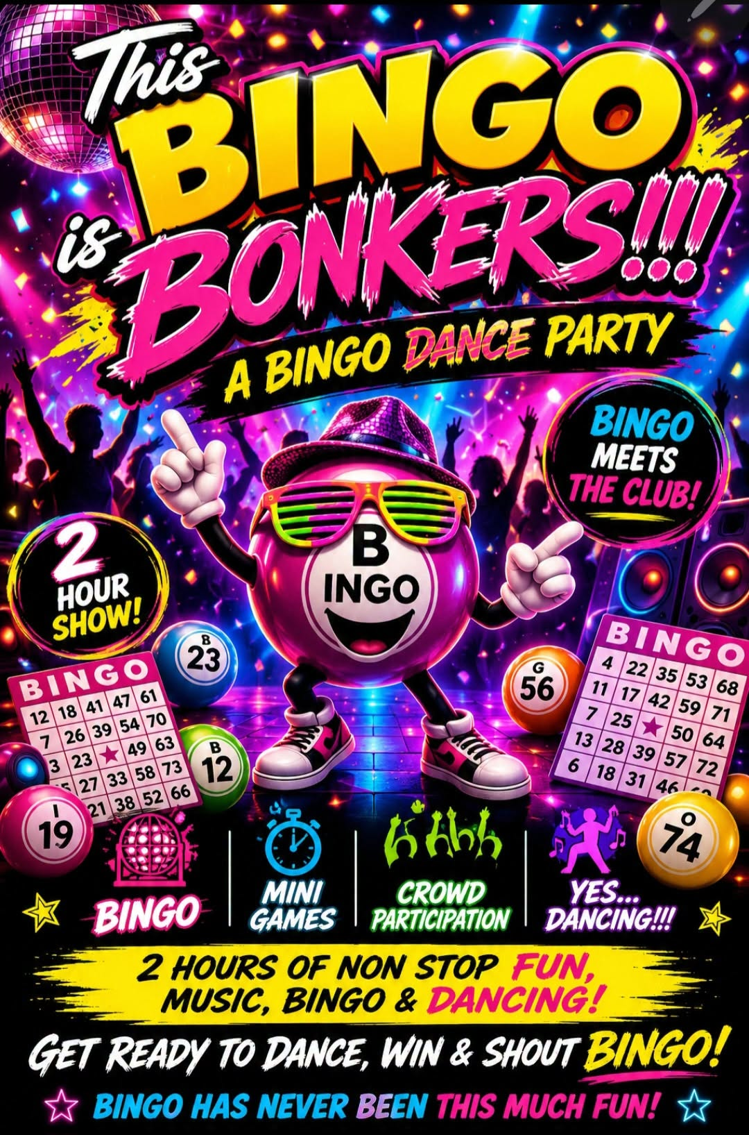 This Bingo is Bonkers - A Bingo Dance Party - With Mark Nilsson