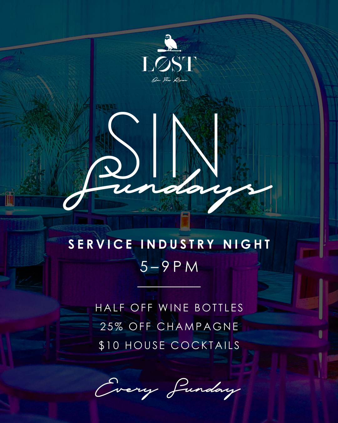Service Industry Night Sundays