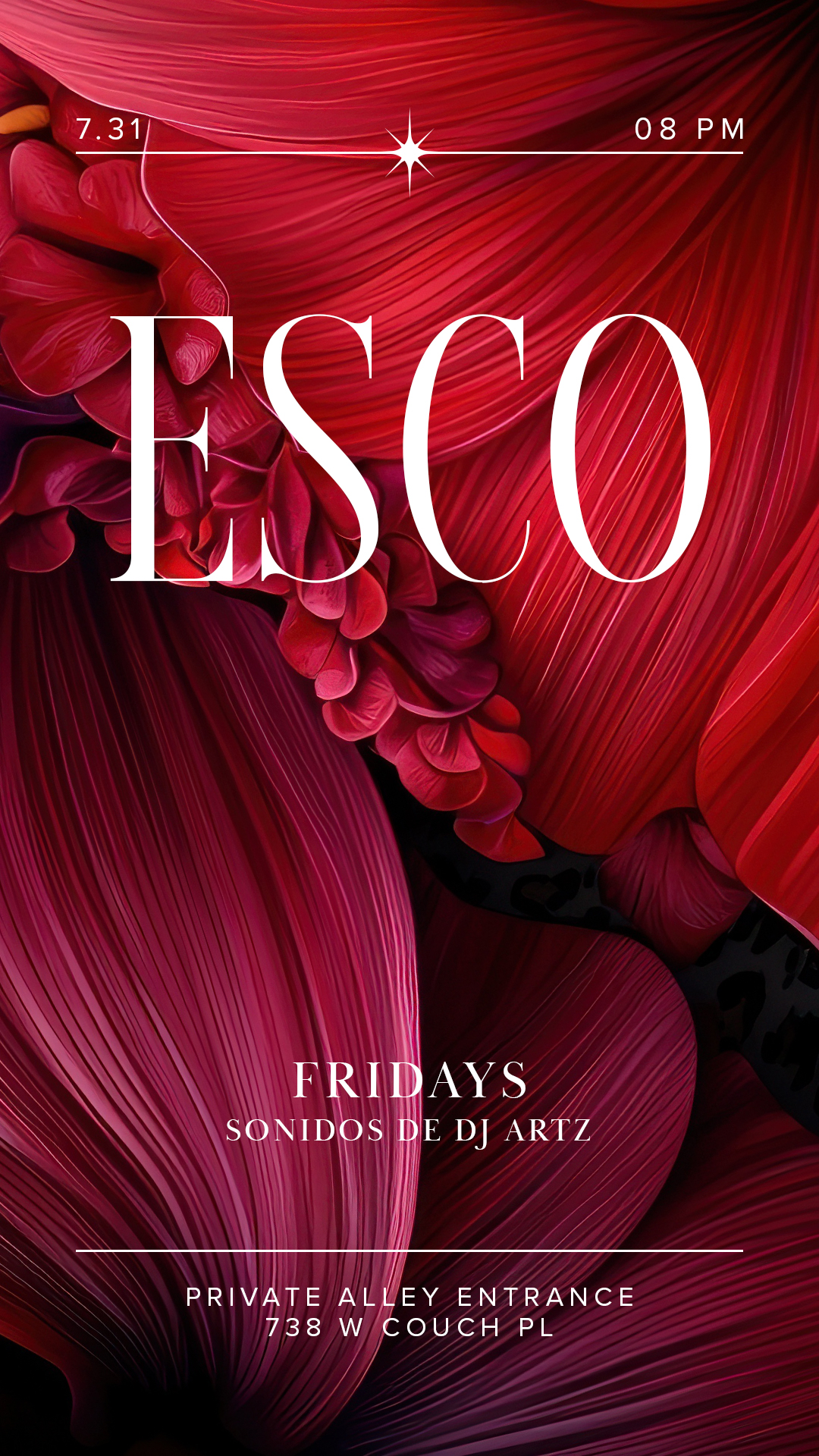 ESCO FRIDAYS with DJ ARTZ