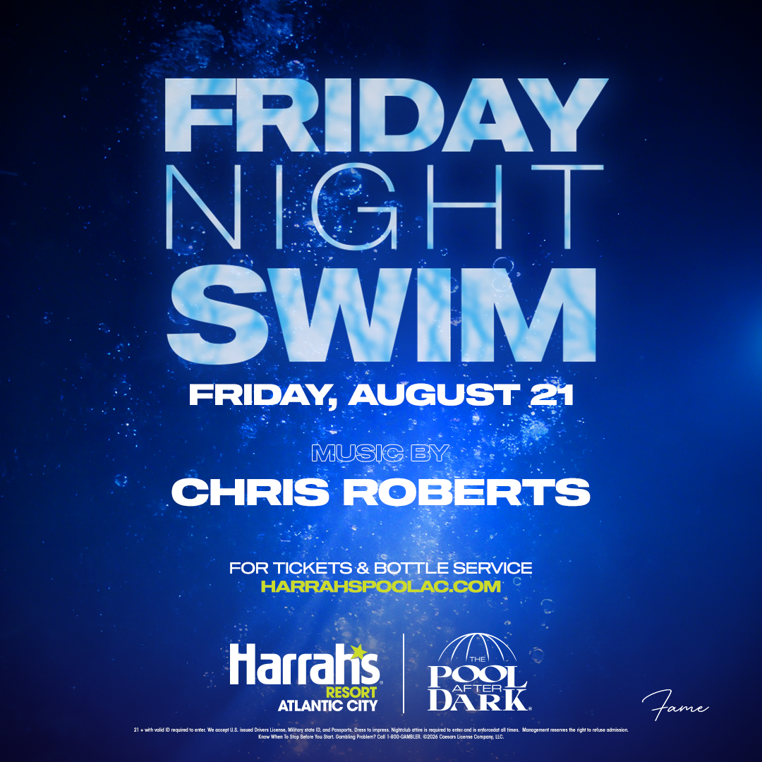 Friday Night Swim at The Pool After Dark Atlantic City | Pool Party