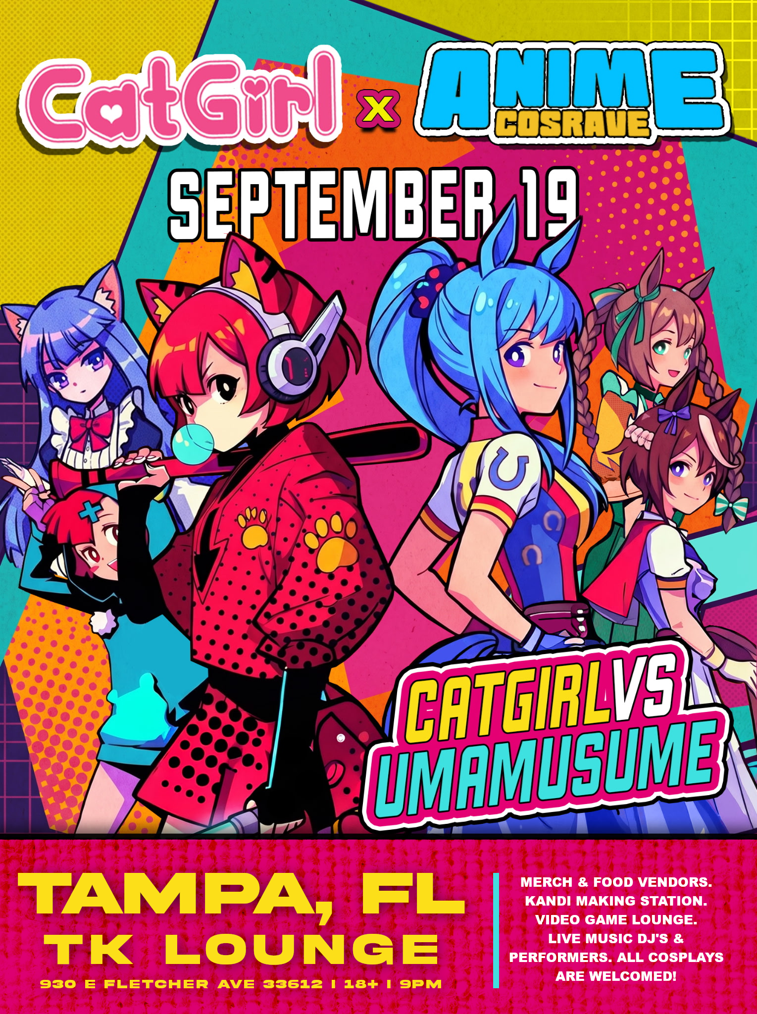 Anime Cosrave: CatGirl VS Umamusume - Tampa, FL