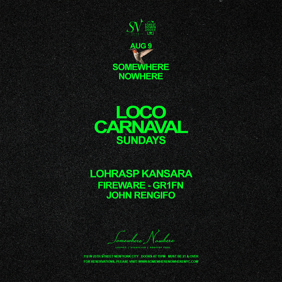 Loco Carnaval: Lohrasp Kansara, Fireware, Gr1fn and John Rengifo