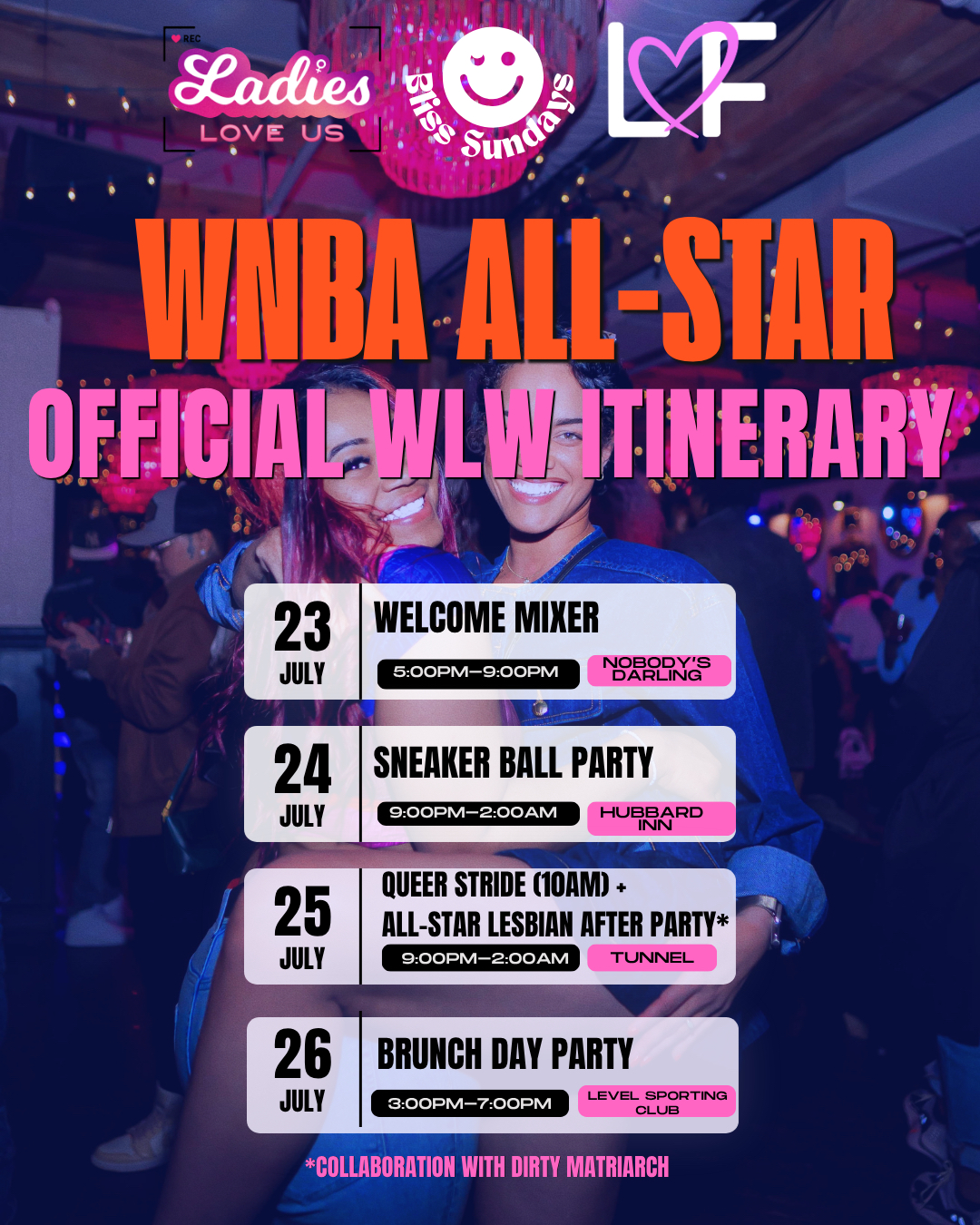 LESBIAN ALL STAR WEEKEND