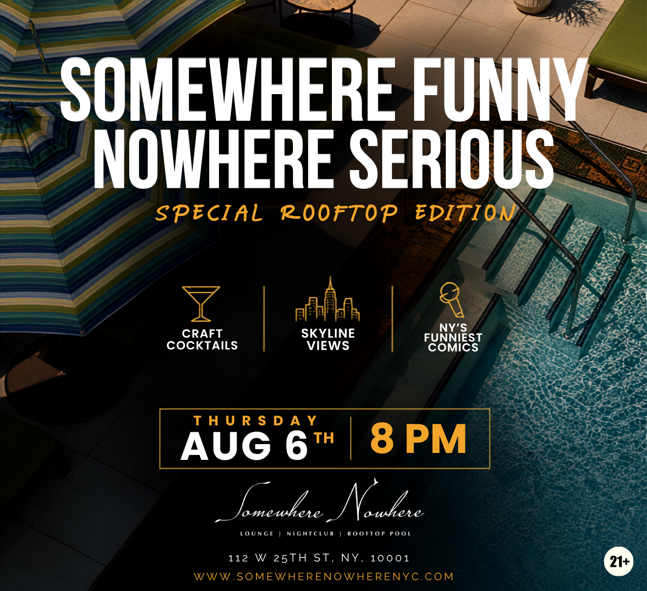 SOMEWHERE FUNNY, NOWHERE SERIOUS.. Special Rooftop Edition