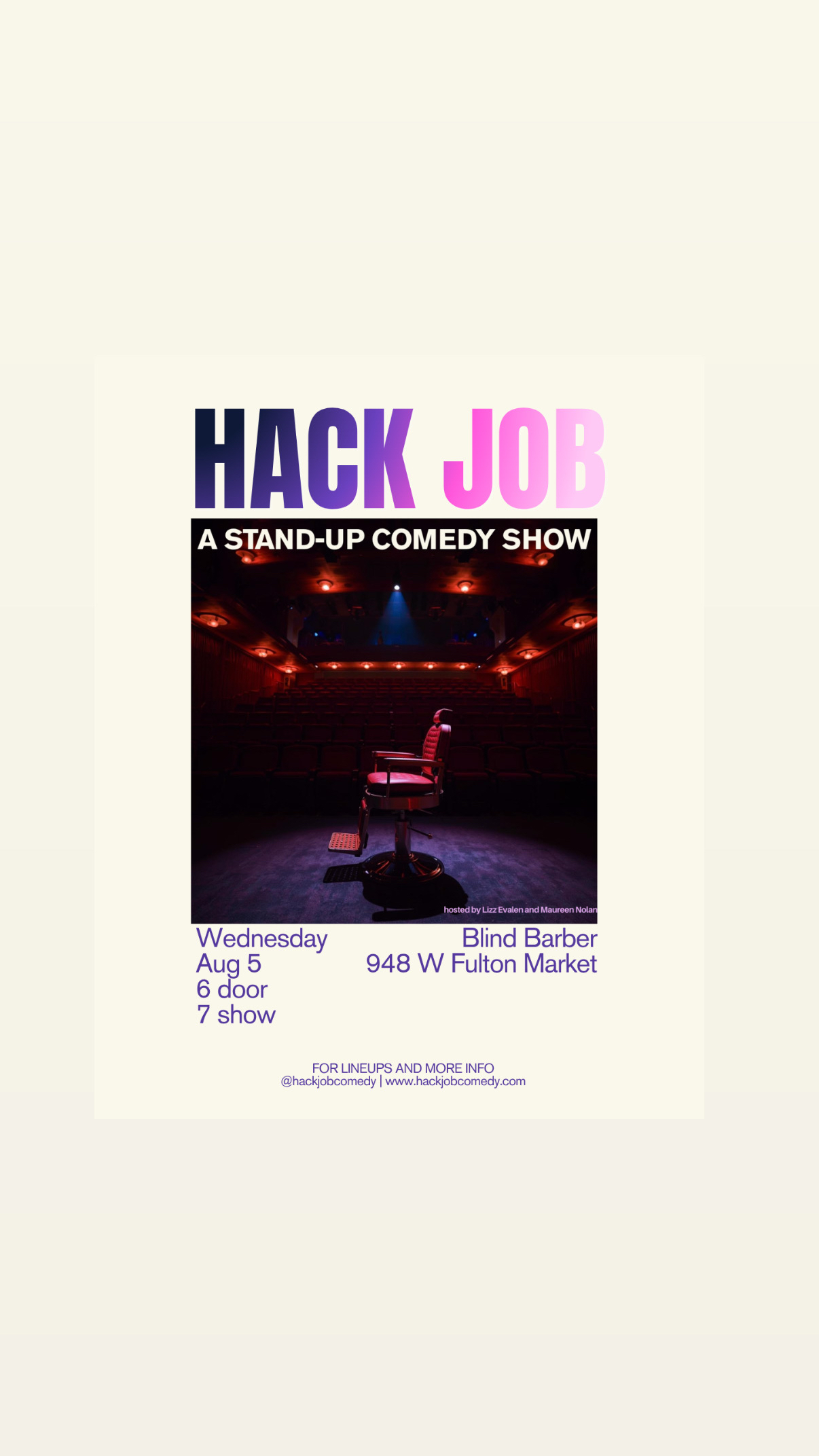 HACK JOB - Live Comedy