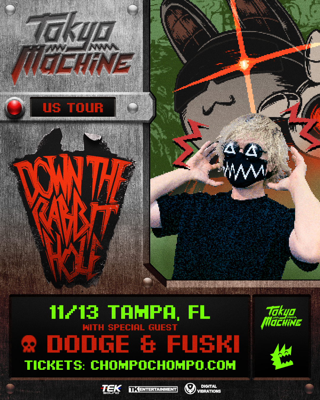 Tokyo Machine with Dodge & Fuski - Tampa, FL
