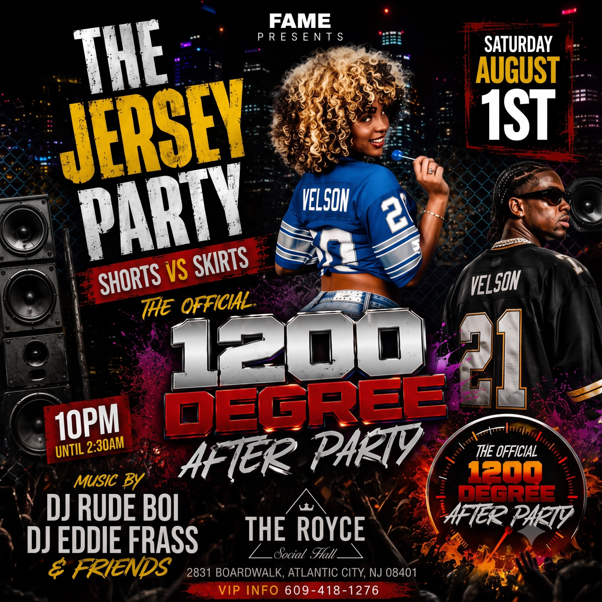 Jersey Season: Shorts vs Skirts Edition - Official 1200 Degrees Afterparty