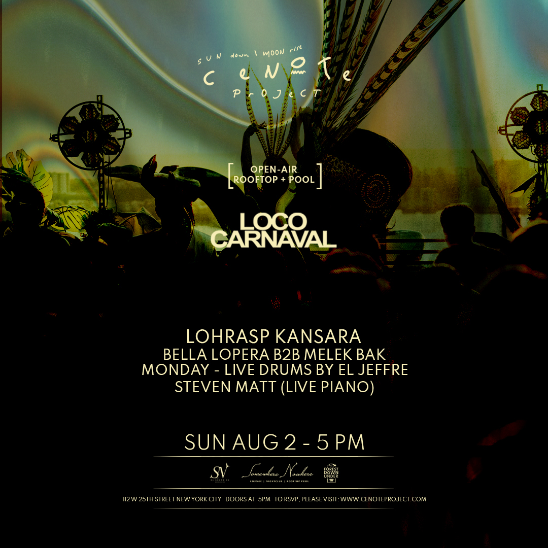Cenote Project [Open-Air Sunset Party] x Loco Carnaval