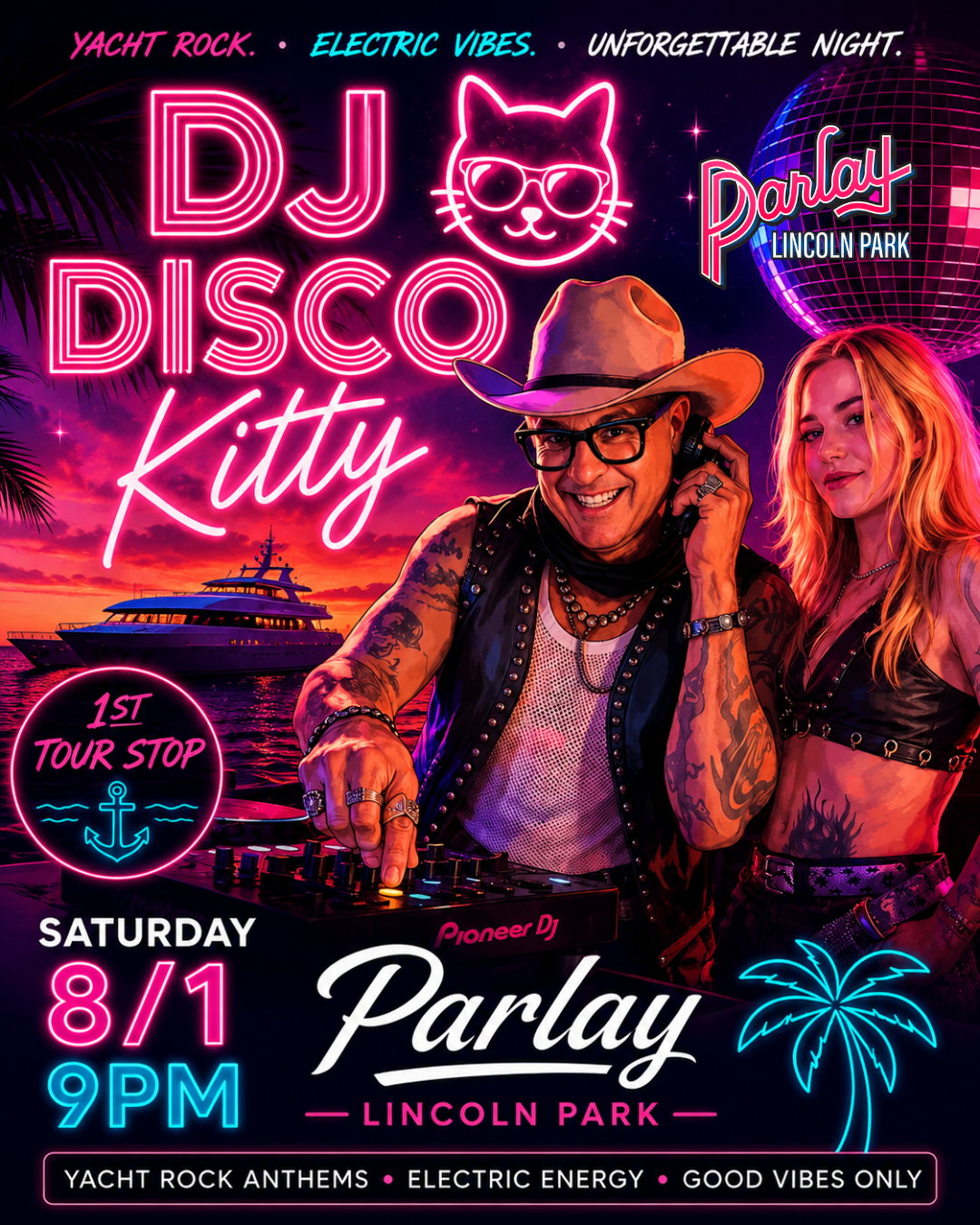 DJ Disco Kitty Live at Parlay Lincoln Park