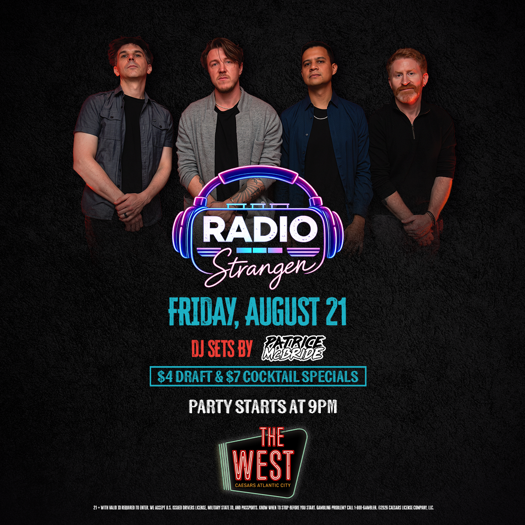 Radio Stranger: Live Music at The West | Caesars Atlantic City Nightlife
