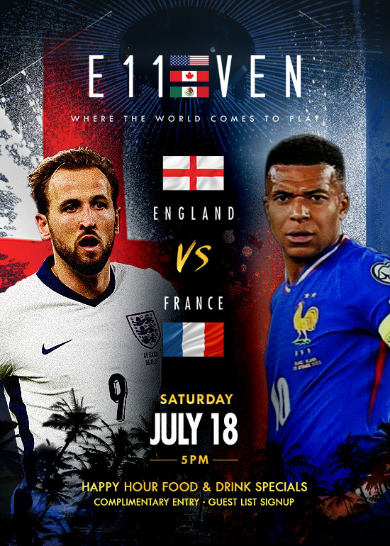 THIRD PLACE PLAYOFF: ENGLAND VS FRANCE