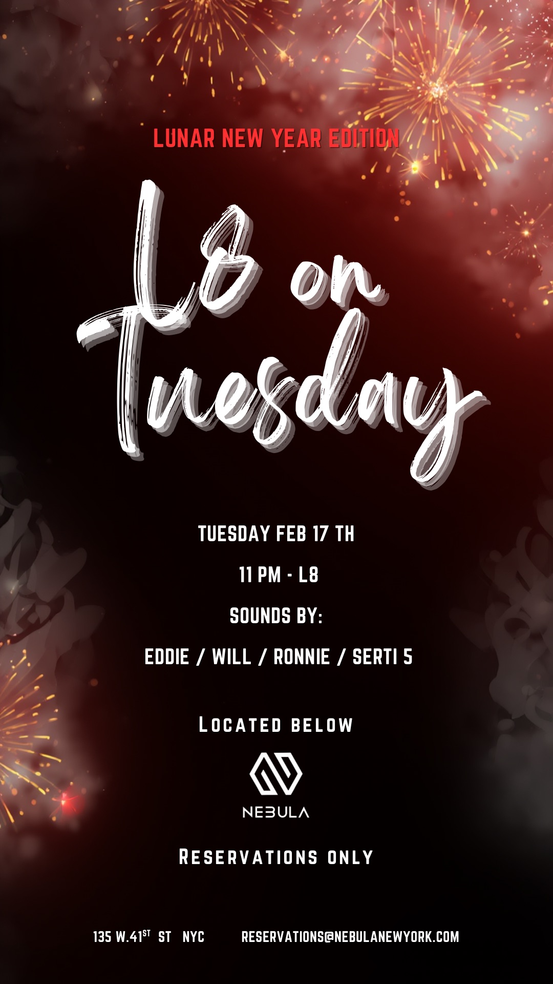 L8 at Nebula On Tuesday