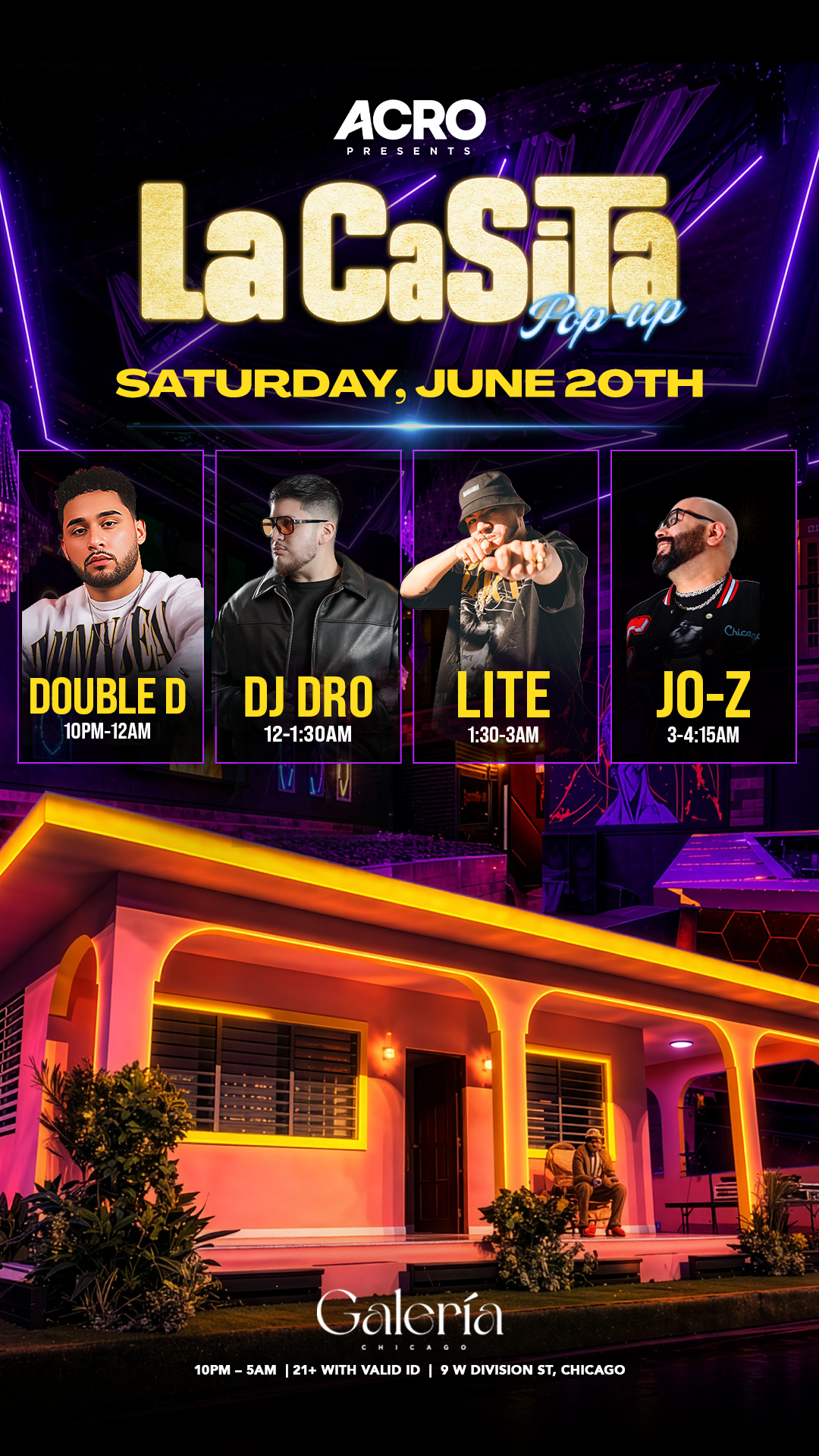 LA CASITA SATURDAY