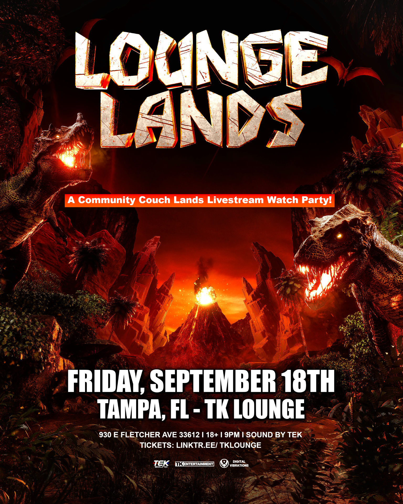 LOUNGE LANDS [Lost Lands Watch Party] - Tampa, FL
