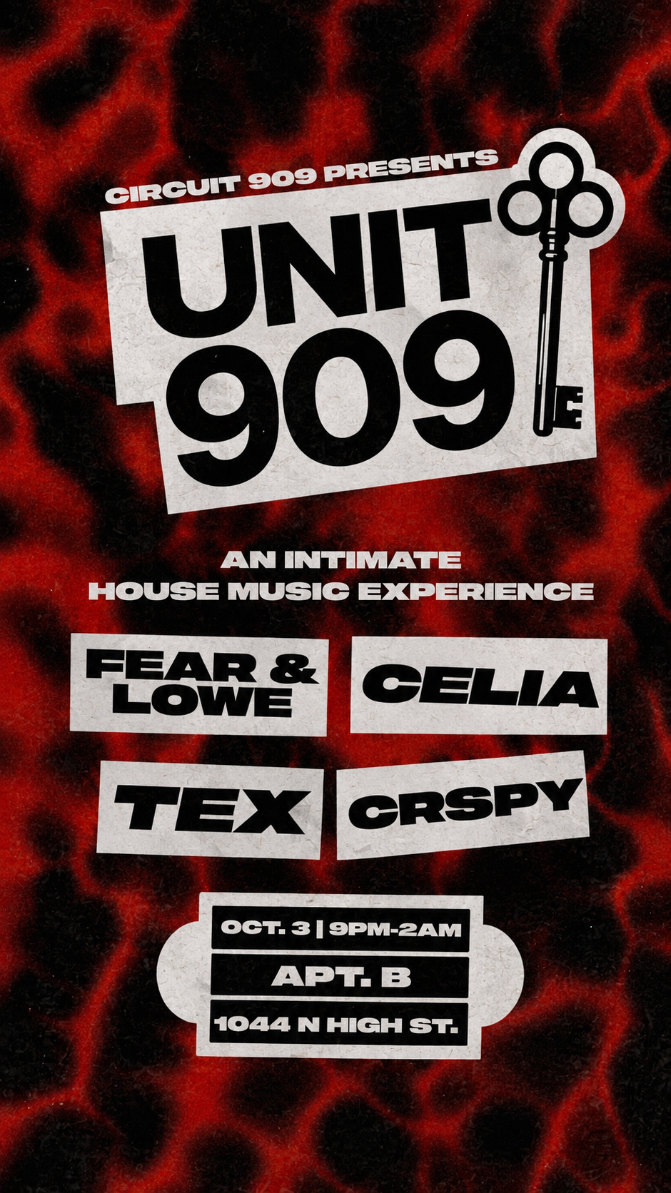 UNIT 909 AT APT. B | OCTOBER 3RD