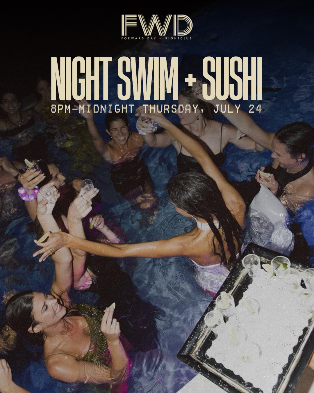NIGHT SWIM + SUSHI