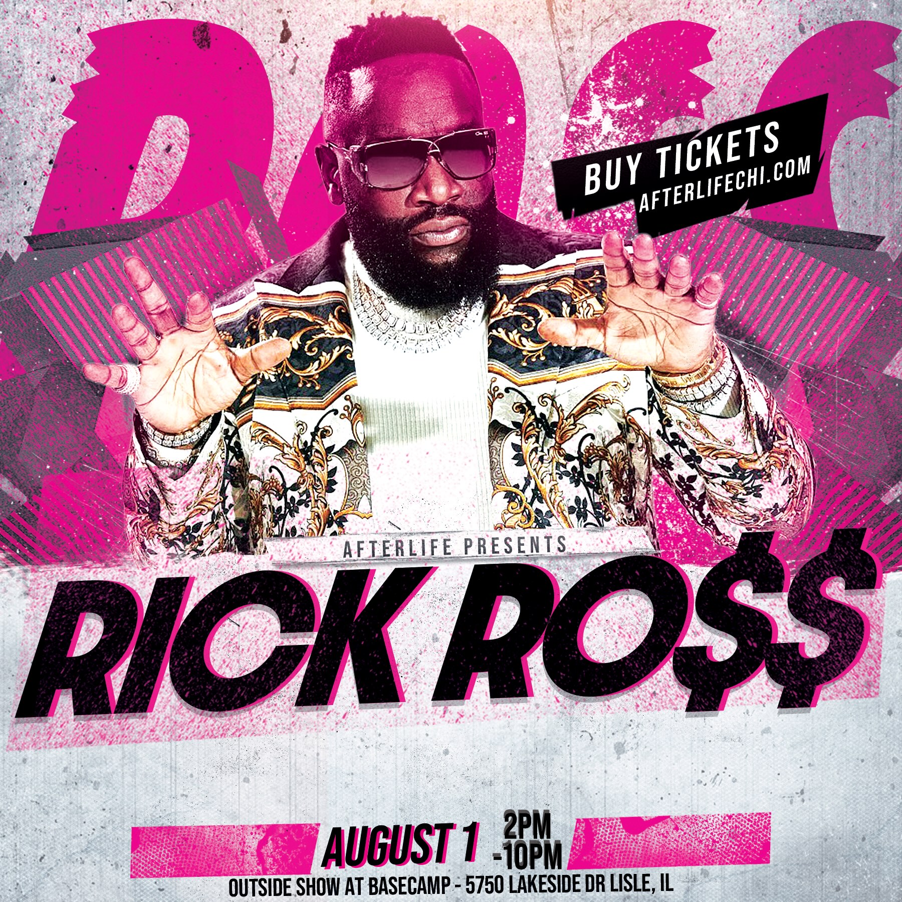 Rick Ross Live OUTDOOR Concert at Basecamp