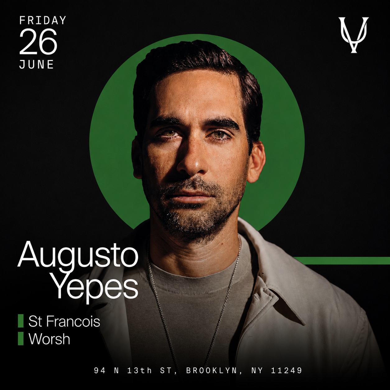 Augusto Yepes at Unveiled NY: June 26th