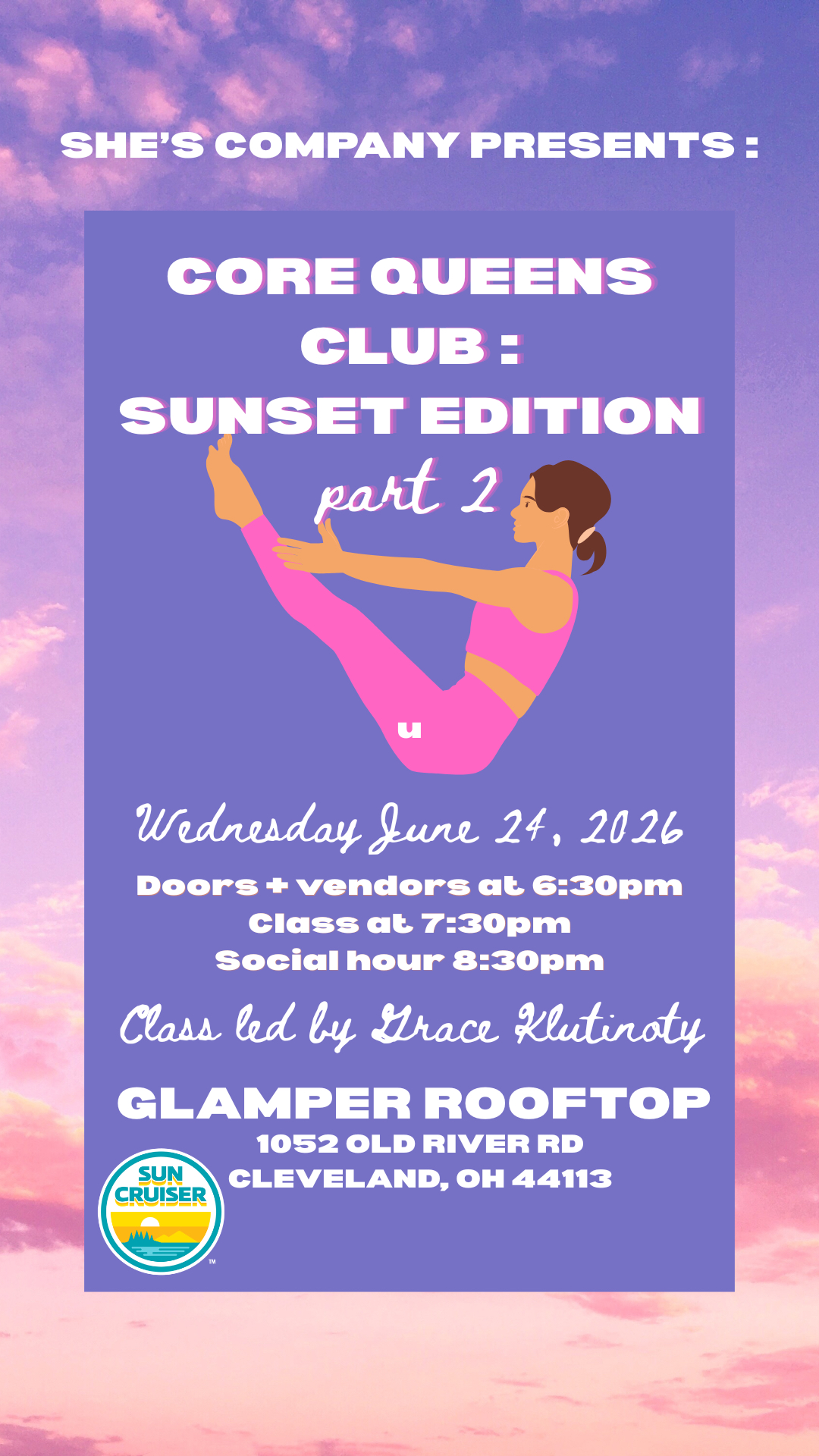 Core Queens Club : Sunset edition