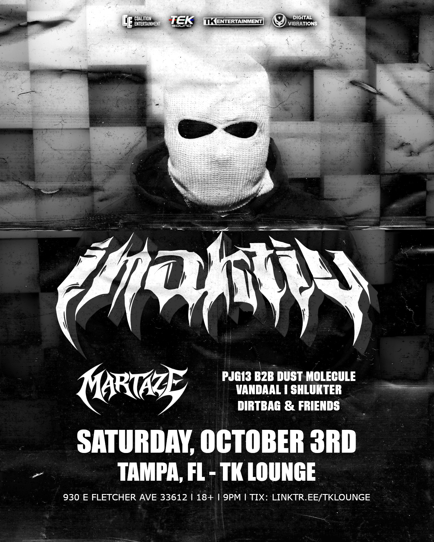 INAKTIV x Martaze @ TK Lounge - Tampa, FL