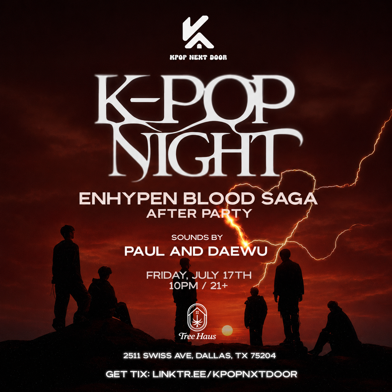 K Pop Night at Tree Haus 7.17.26