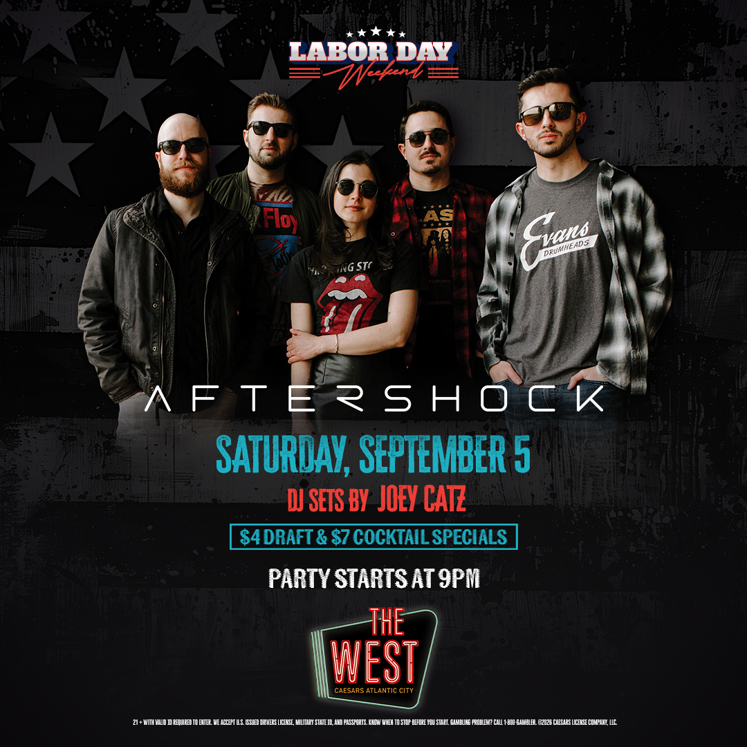 Aftershock: Live Music Labor Day Weekend | Caesars Atlantic City