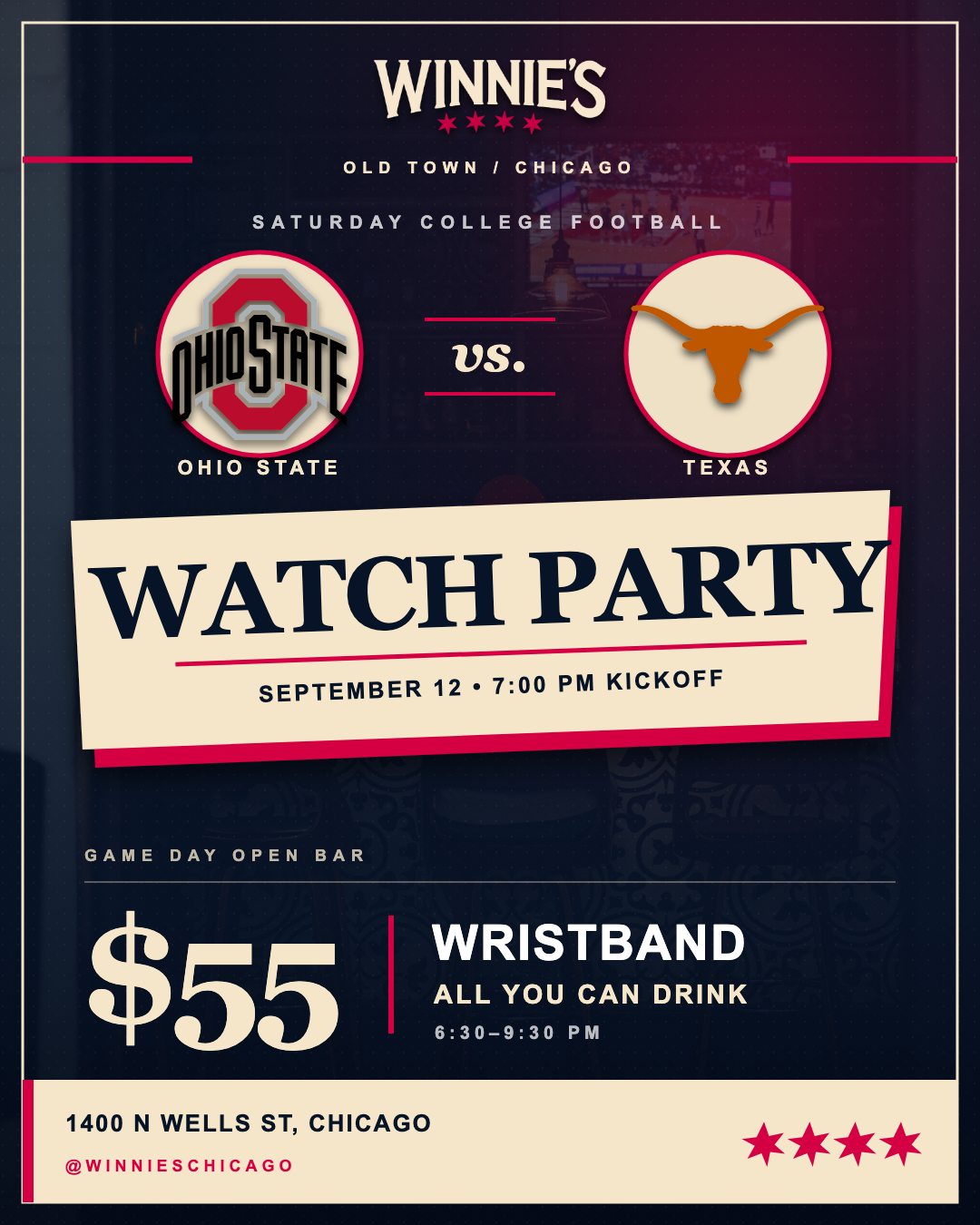 Ohio State vs Texas Watch Party