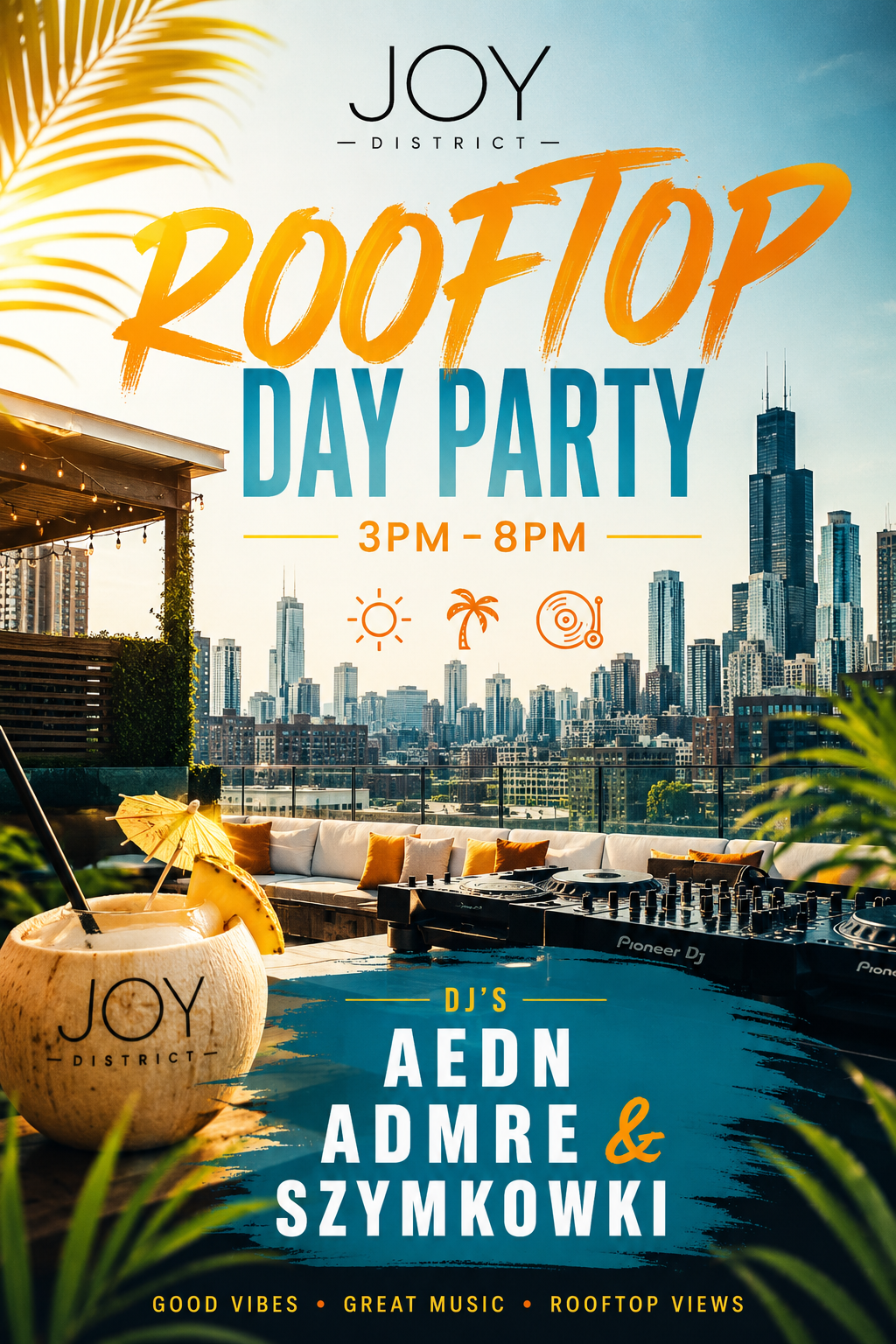 Rooftop Day Party @ Joy District