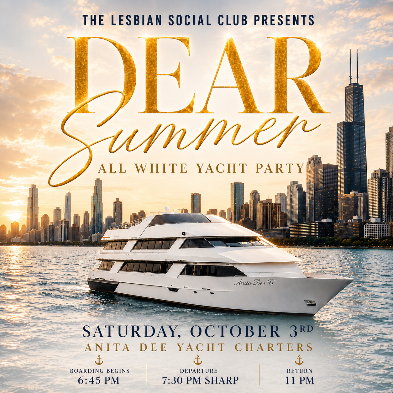 Dear Summer Yacht Party