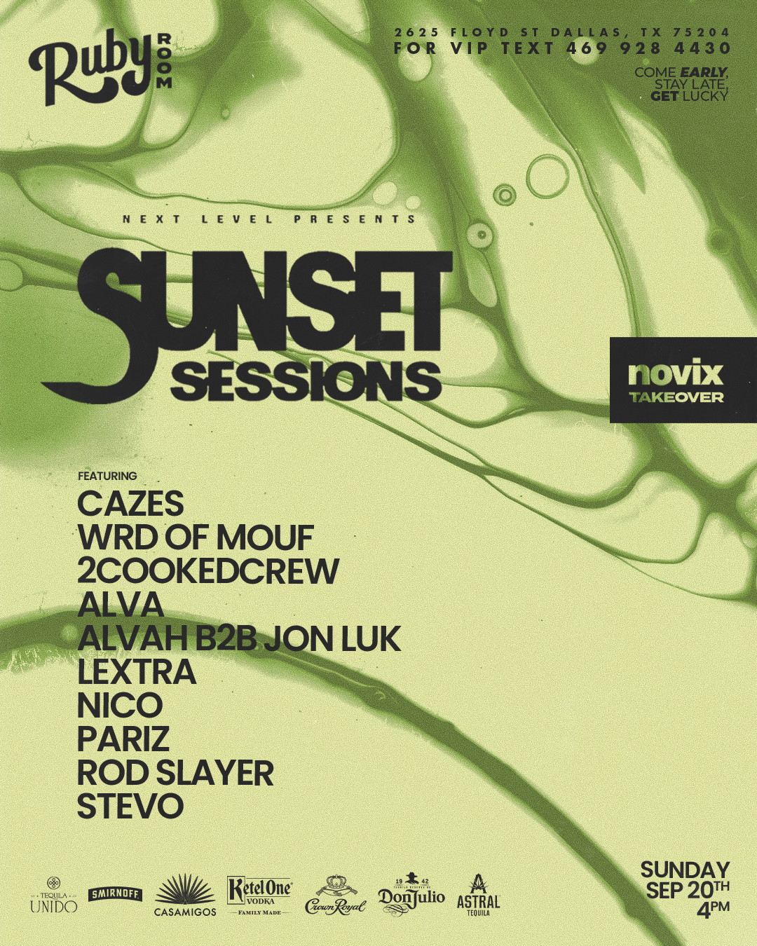 SUNSET SESSIONS - 9.20