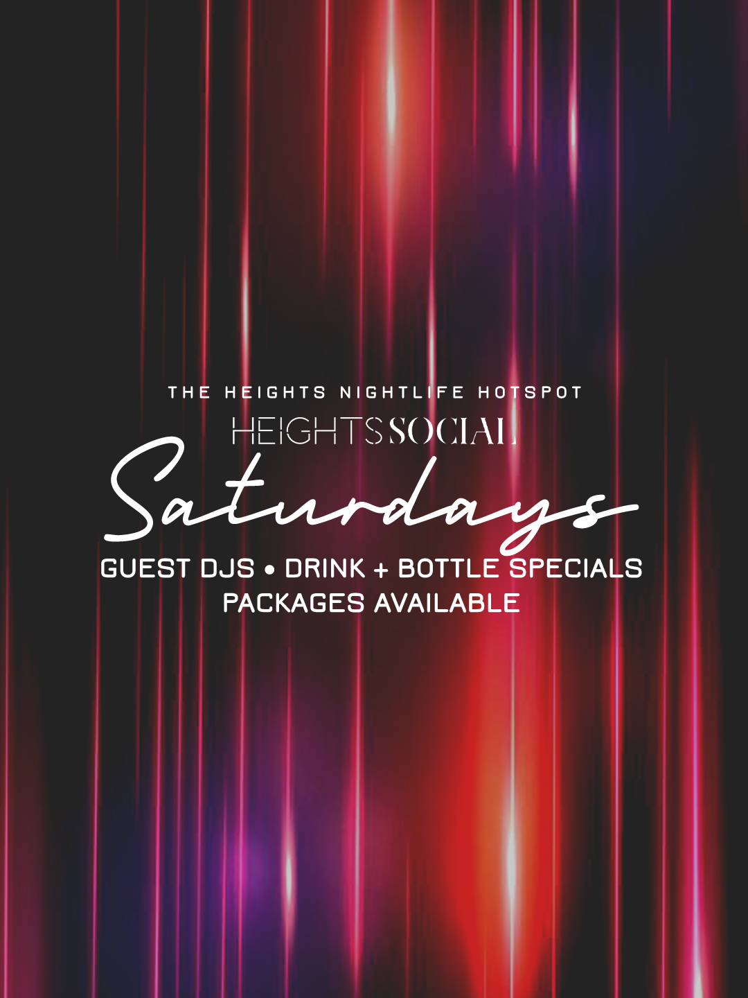 Heights Social Saturdays