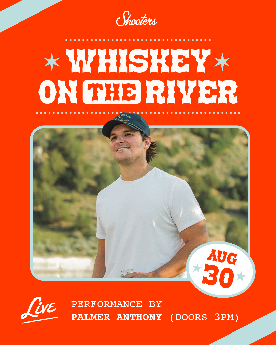 Whiskey on the River with Palmer Anthony