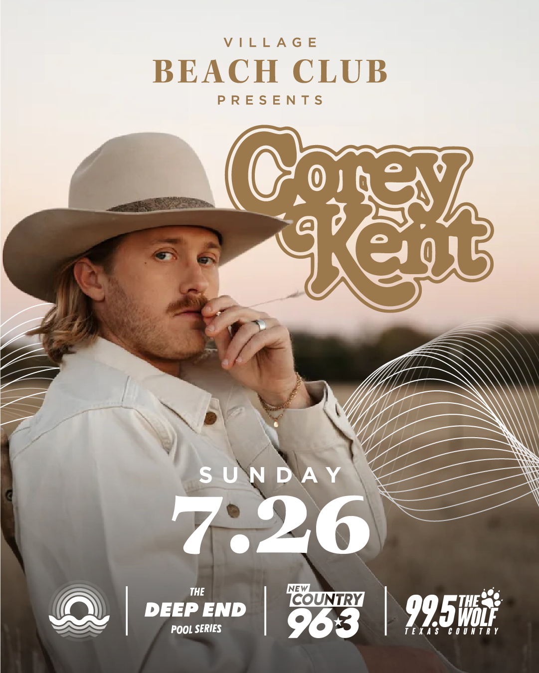 Corey Kent at Village Beach Club
