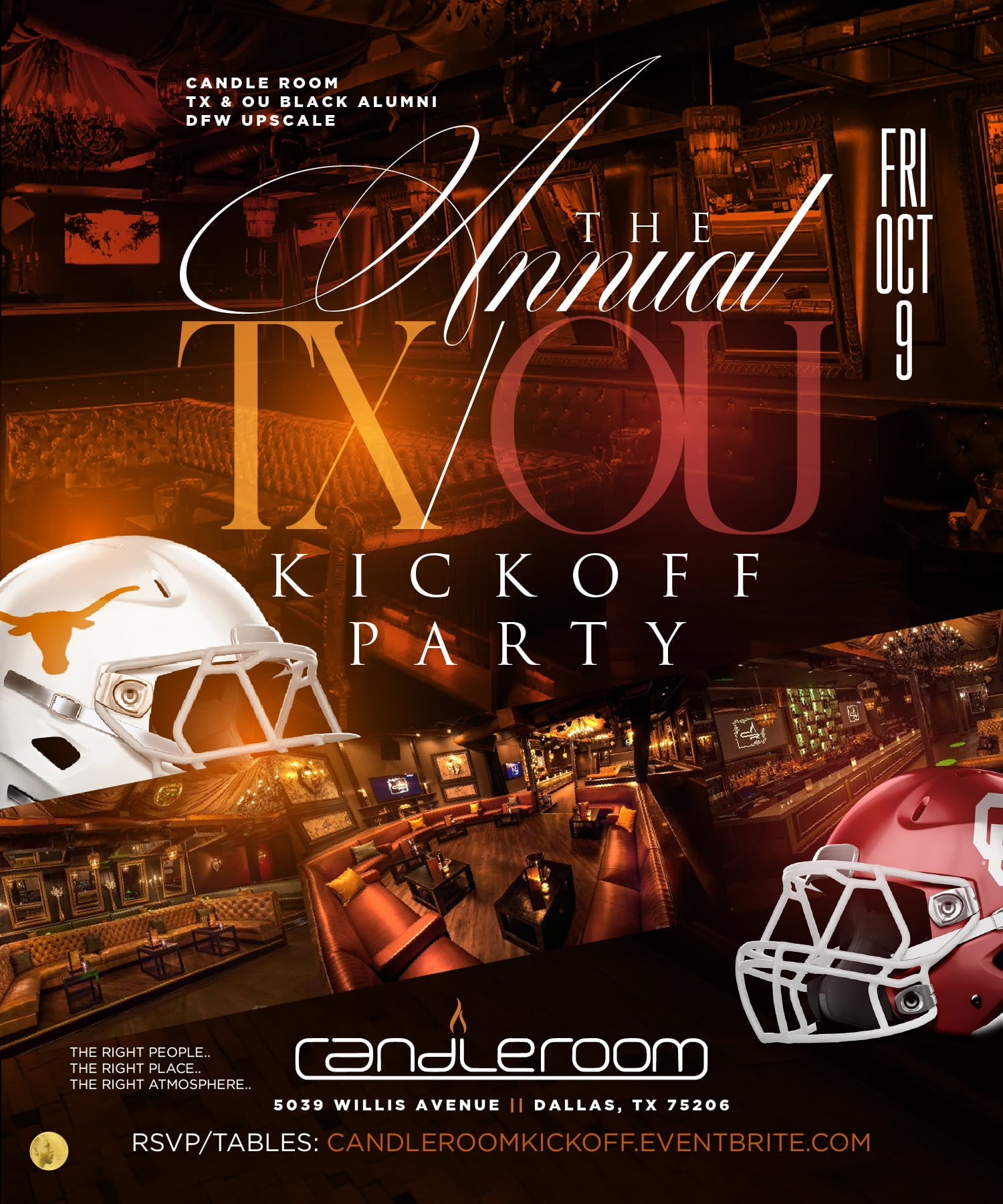 Texas vs OU weekend  R+B Alumni Party
