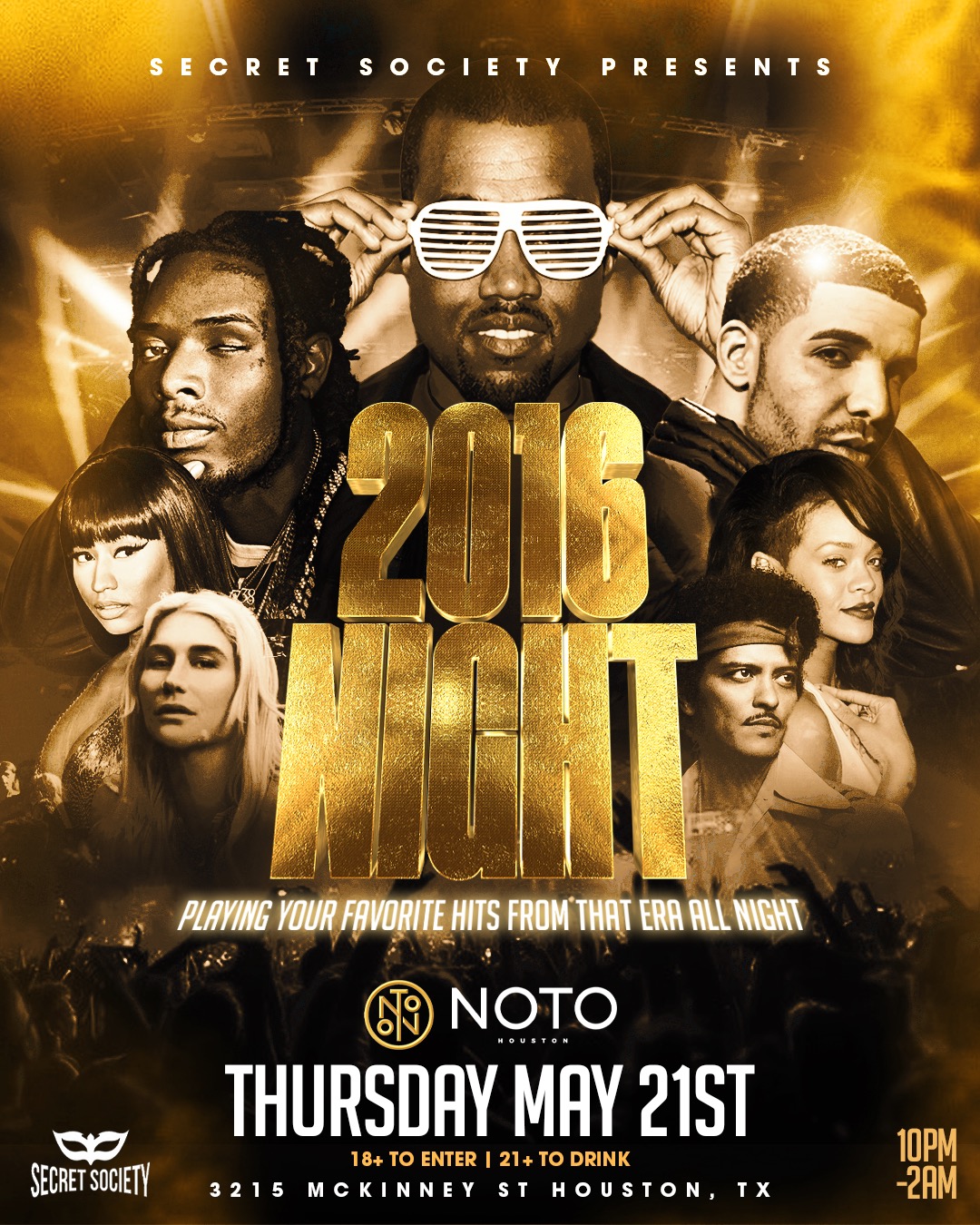 2016 Night: Playing Your Favorite Hits From That Era All Night