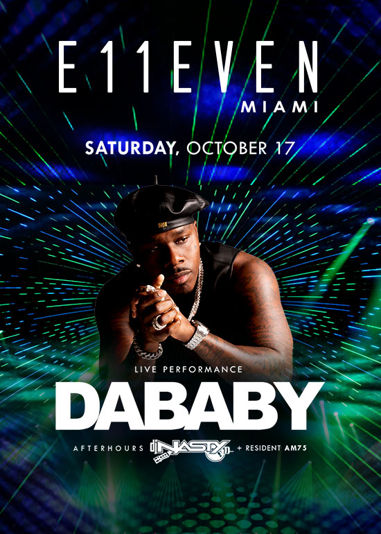 DABABY LIVE AT E11EVEN