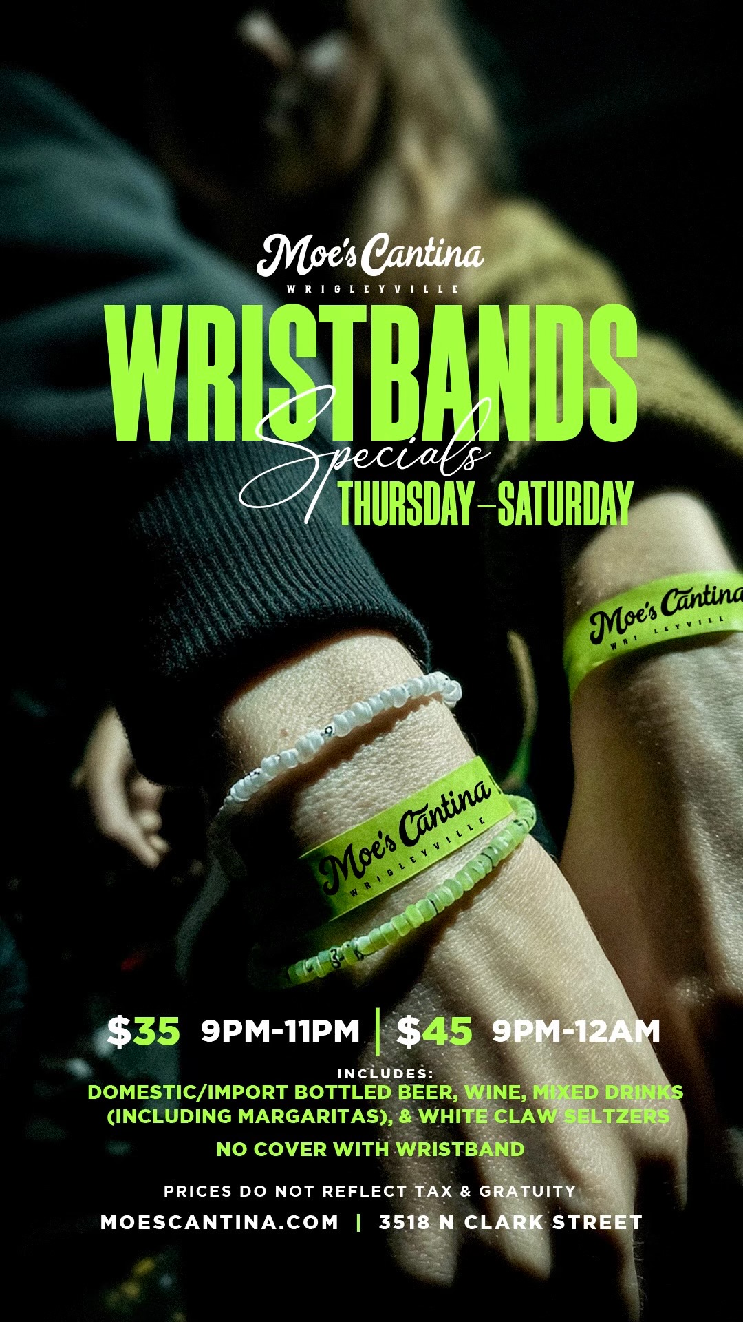 Mar 6: Wristband Packages