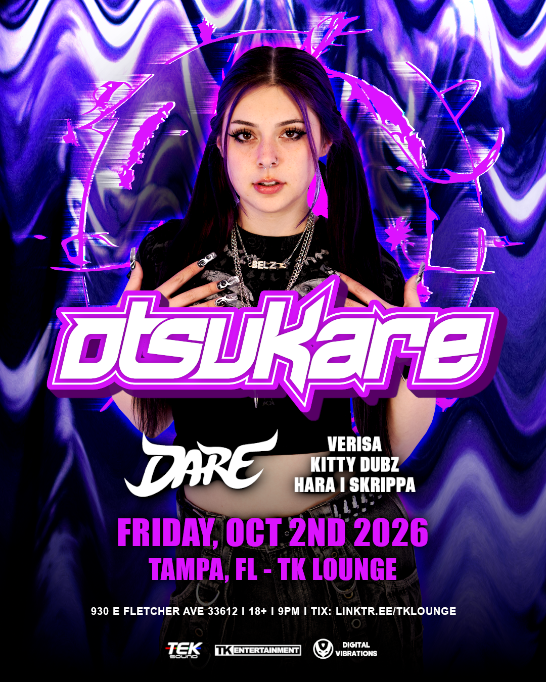 OTSUKARE x Dare @TK Lounge - Tampa, FL