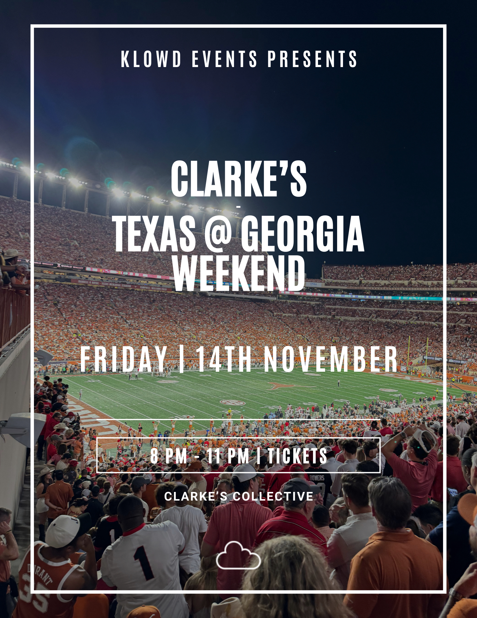 Clarke’s | Texas @ Georgia Weekend