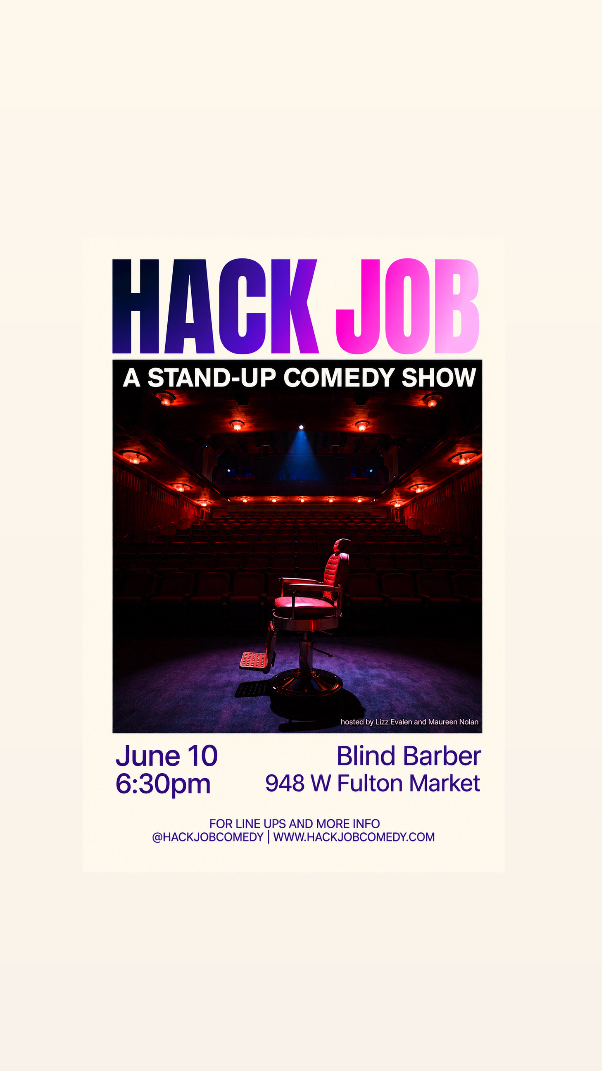 Hack Job - Live Comedy Show