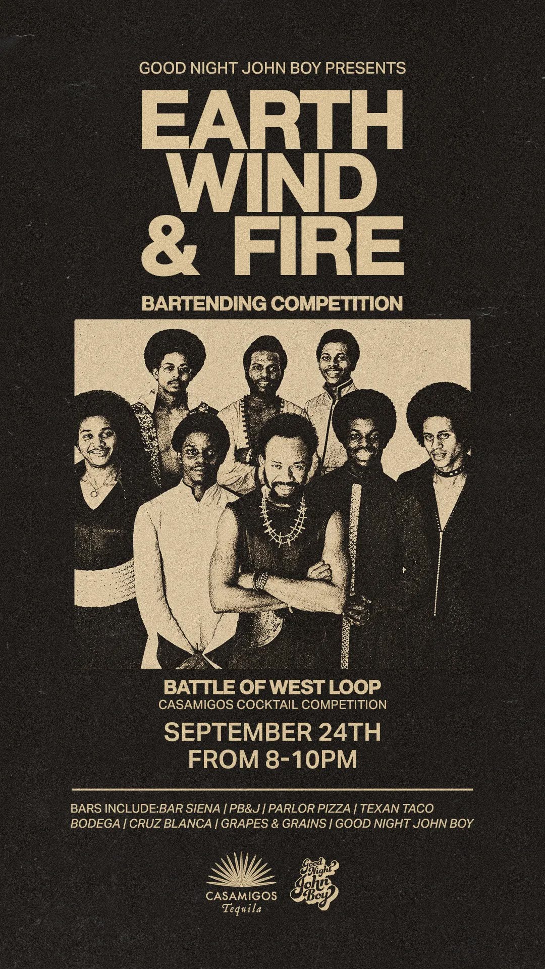Earth, Wind & Fire Bartending Competition