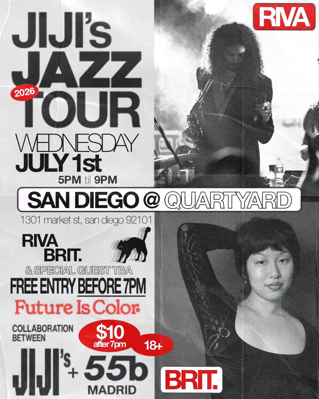 55b + JIJI's JAZZ TOUR: SAN DIEGO