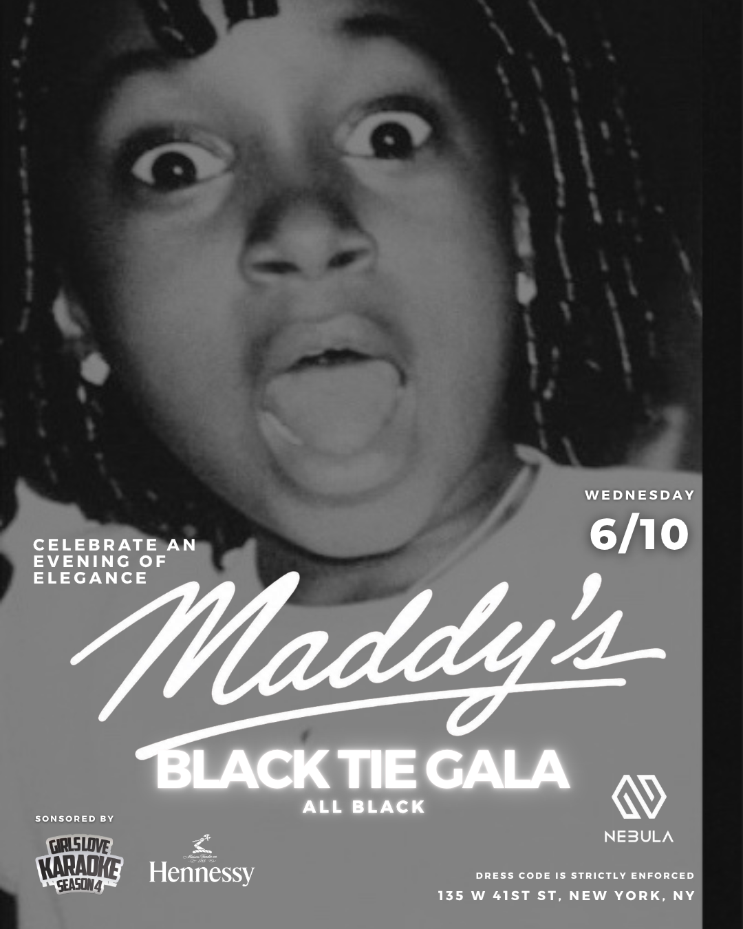 Girls Love Karaoke Presents “Maddy’s Black Tie Birthday Gala”