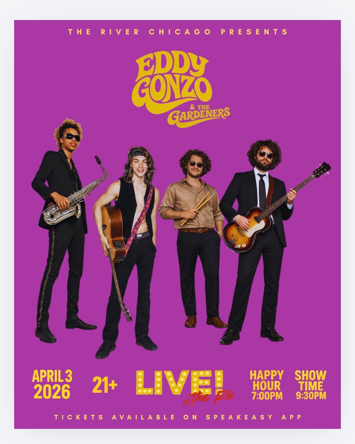 HAPPY HOUR feat. Eddy Gonzo & The Gardeners 4.3