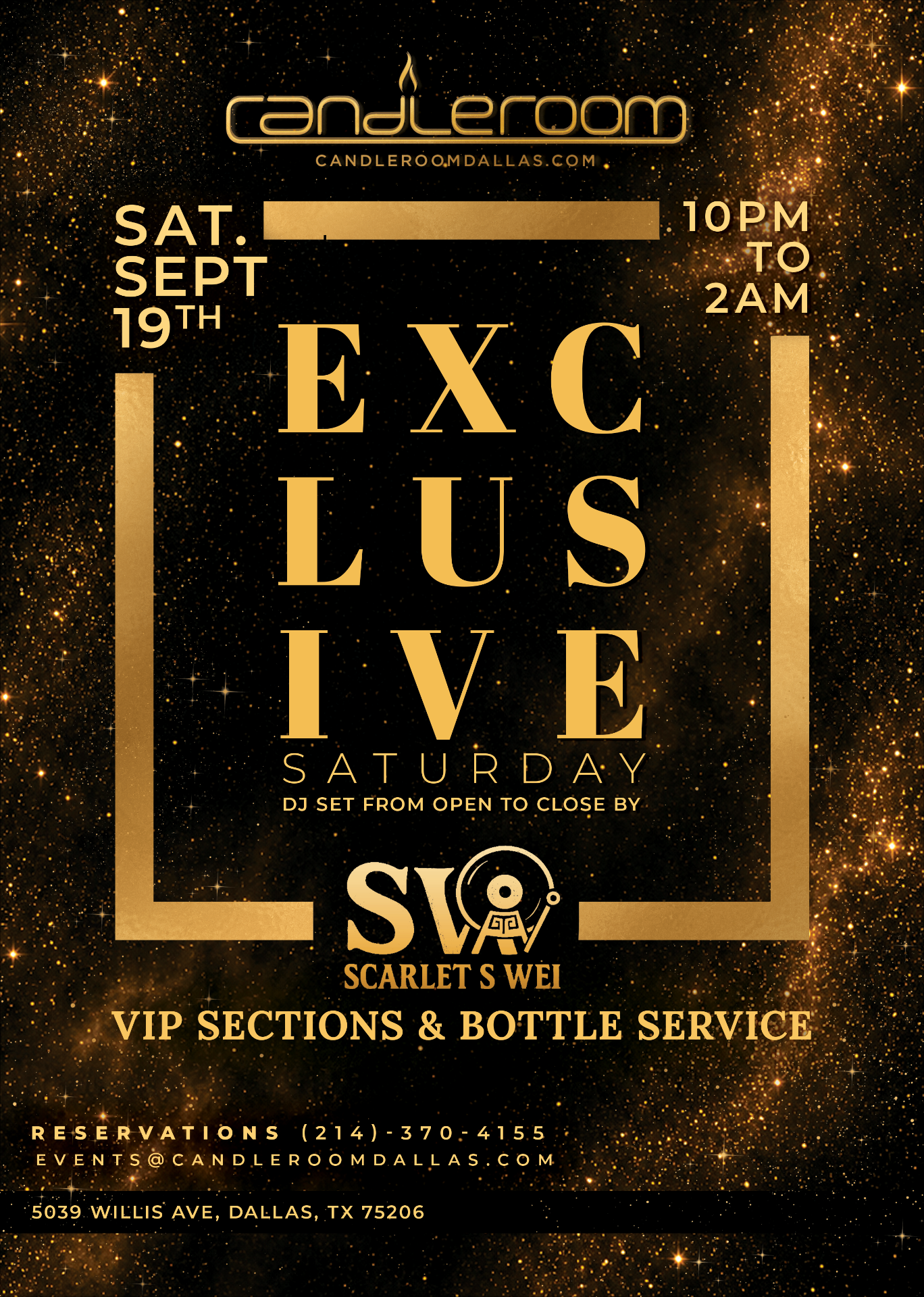 Exclusive Saturdays ft Scarlet’s Wei